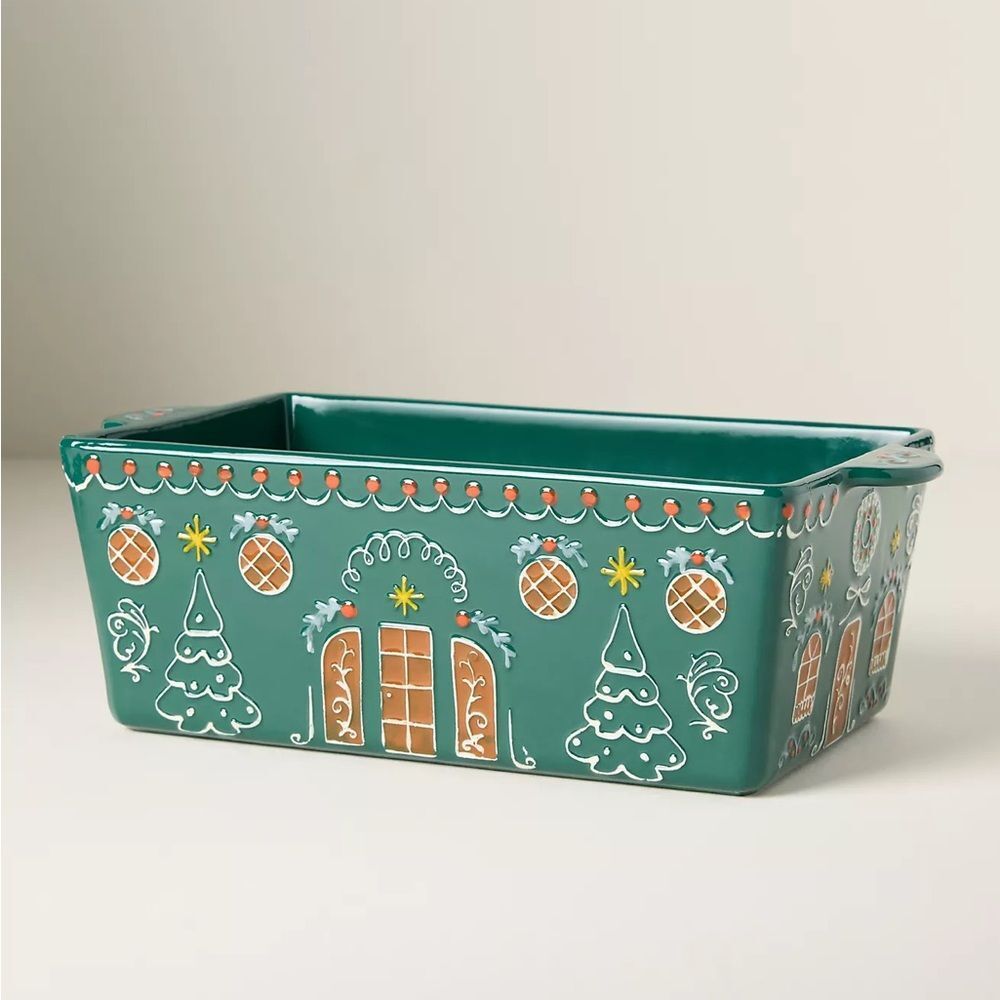 ❤️ NEW Holiday Loaf Baking Pan - Anthropologie NIB